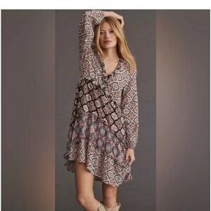 Anthropologie V neck dress